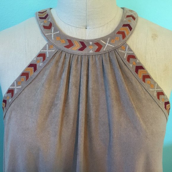 Altar’d State Cleopatra-Style Faux-Suede Top (NEW) - Picture 9 of 16